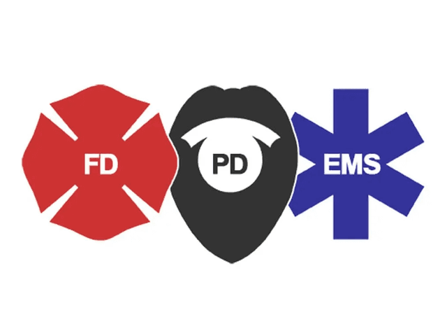 First responder discount graphic.